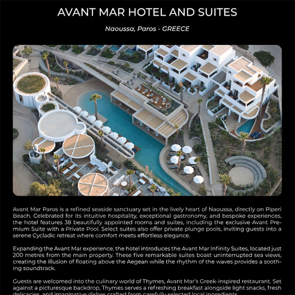 Luxury Landings – “Immersive Escapes”